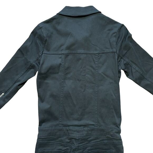 DL 1961 x Jessica Alba No. 7 Jumpsuit in Scorpion Black SZ XS - Picture 8 of 15